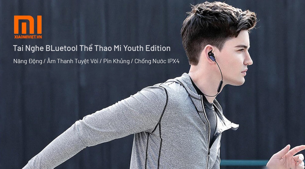  tai nghe Buetooth thể thao Mi Youth Edition của Xiaomi 