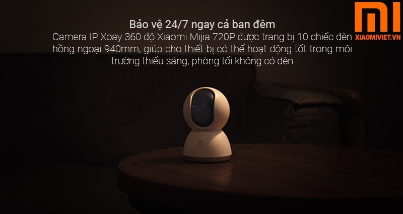 Camera IP giám sát Xiaomi 360 HD 2017 (PTZ)