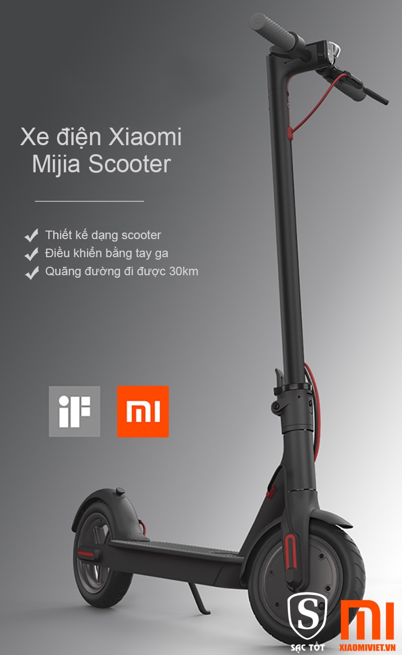 Xe điện Xiaomi Mi Scooter Hàng Chính Hãng  Xiaomi Việt Nam