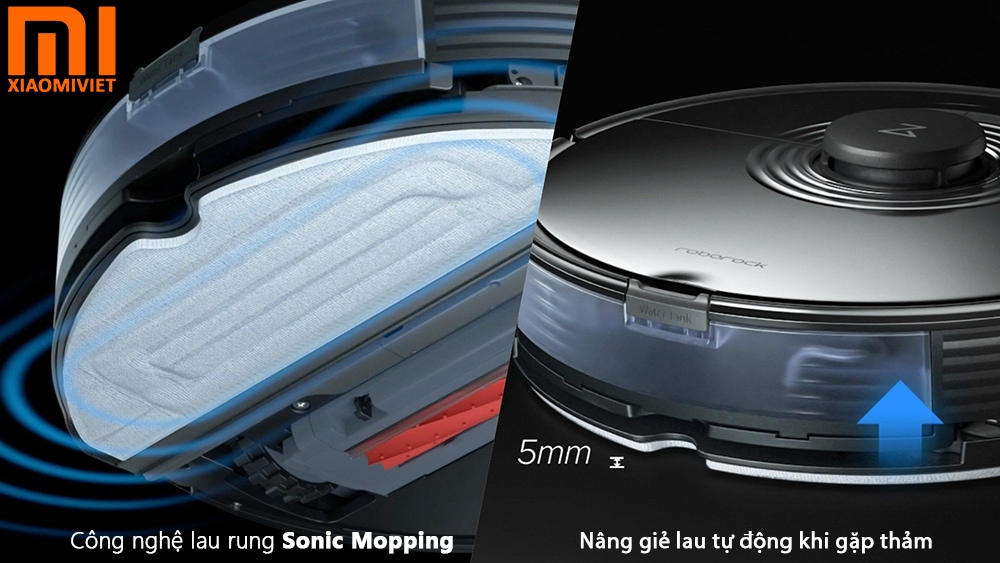 Cong nghe lau rung song am Sonic Mopping