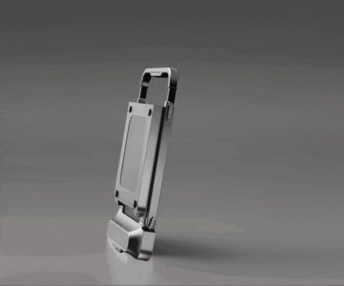 Xiaomi KingSmith R2 sở hữu thiết kế gập 180 độ