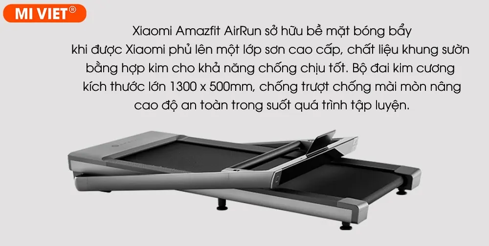 Xiaomi Amazfit AirRun sở hữu bề mặt bóng bẩy, chất liệu cao cấp