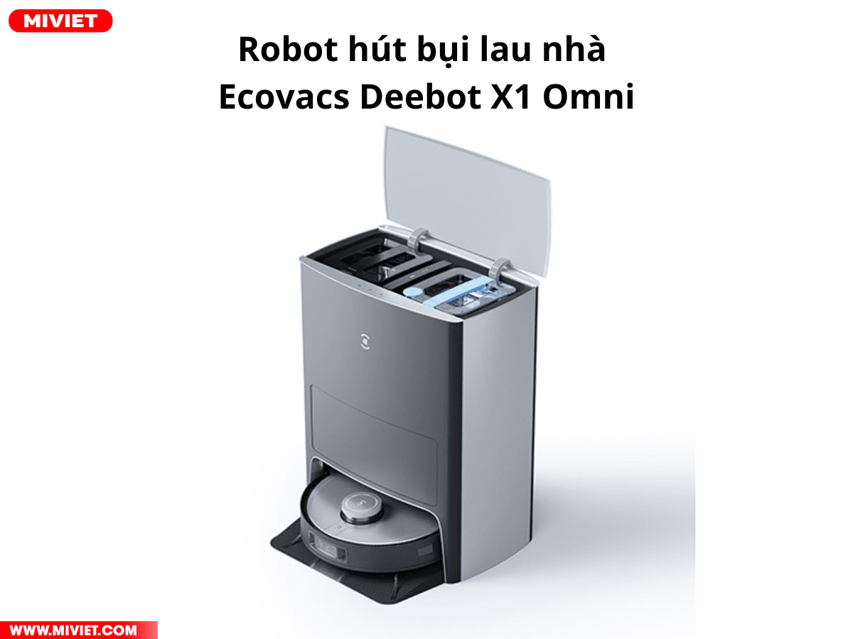 Top 8 Robot Hút Bụi Lau Nhà Tốt Nhất Hiện Nay - Deebot X1 Omni