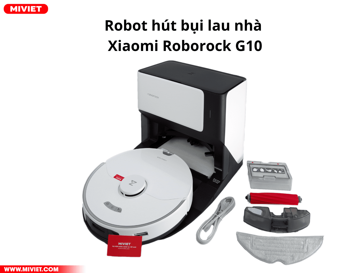Top 8 Robot Hút Bụi Lau Nhà Tốt Nhất Hiện Nay - Roborock G10