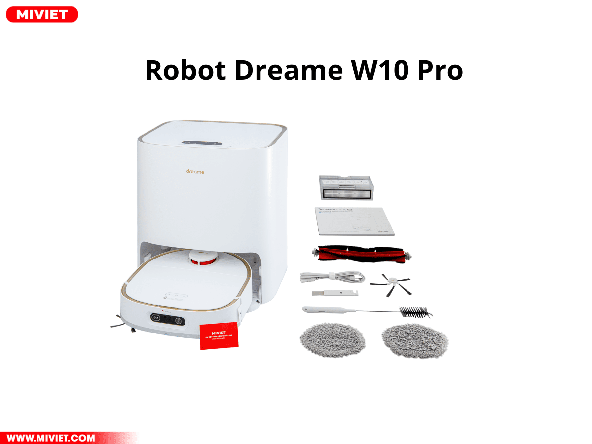 So sánh robot hút bụi lau nhà Dreame W10 và Dreame W10 Pro