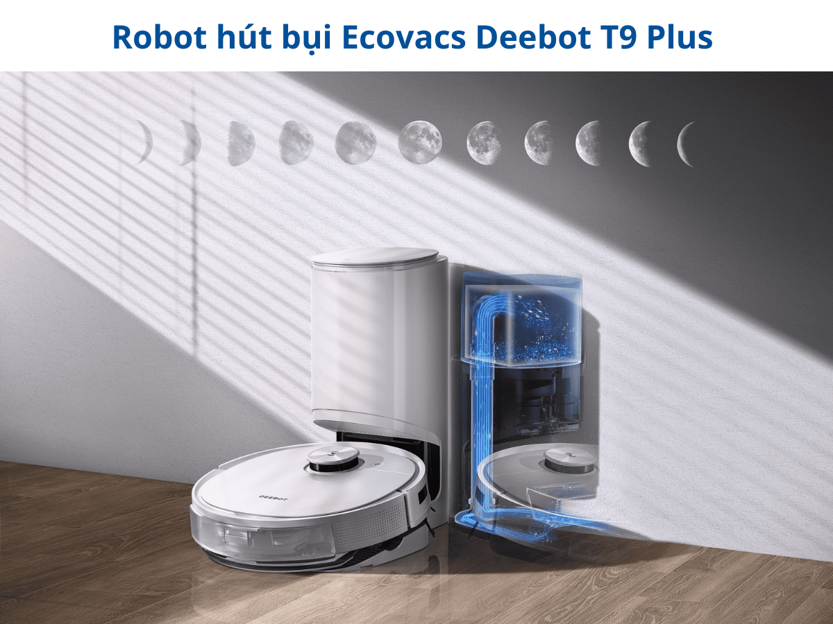 Robot hút bụi Ecovacs Deebot T9 Plus 