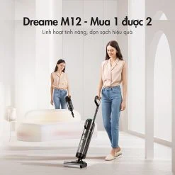 Máy hút bụi - lau nhà khô và ướt kiêm hút bụi cầm tay Dreame M12 - New Model 2023