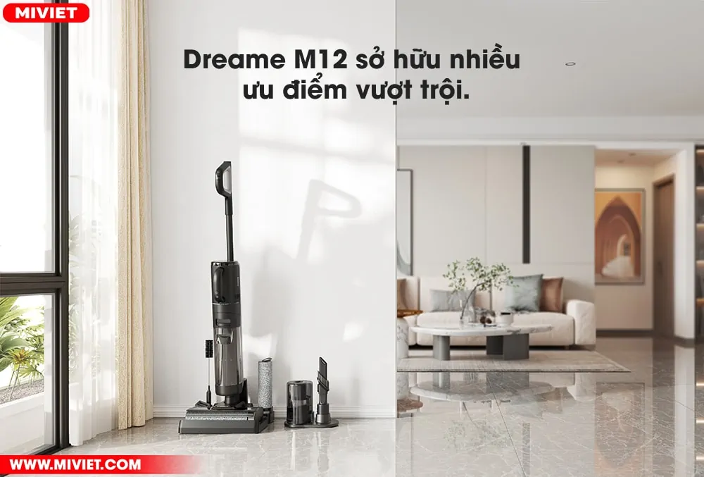 Dreame M12 sở hữu nhiều tính năng vượt trội